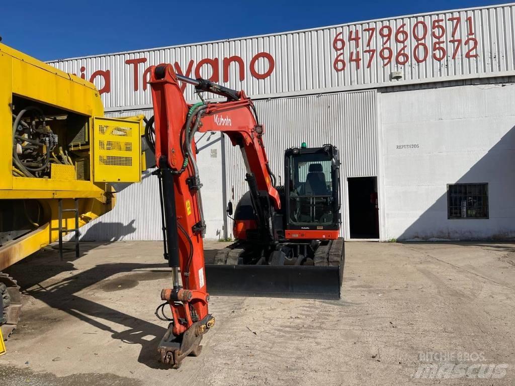 Kubota KX 080-4 Малые экскаваторы 7т-12т