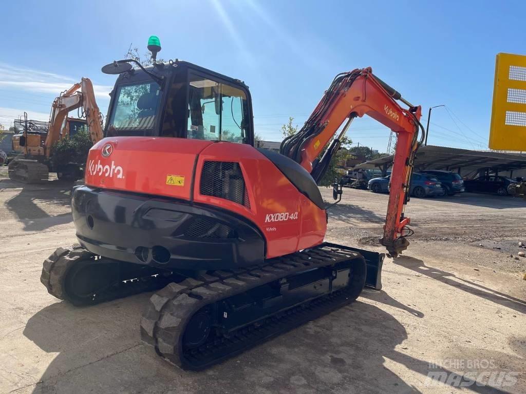 Kubota KX 080-4 Малые экскаваторы 7т-12т