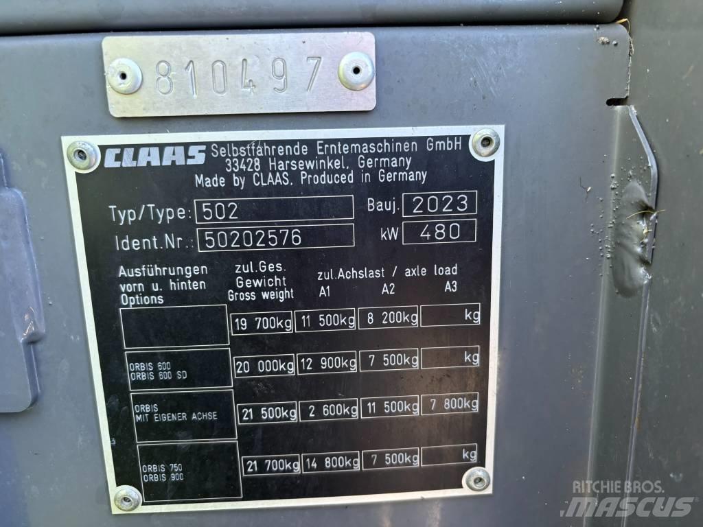 CLAAS Jaguar 960 4WD Самоходные кормоуборочные комбайны