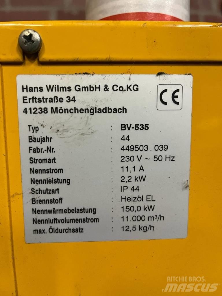 Wilms BV 535 Оборудование для прогрева и размораживания