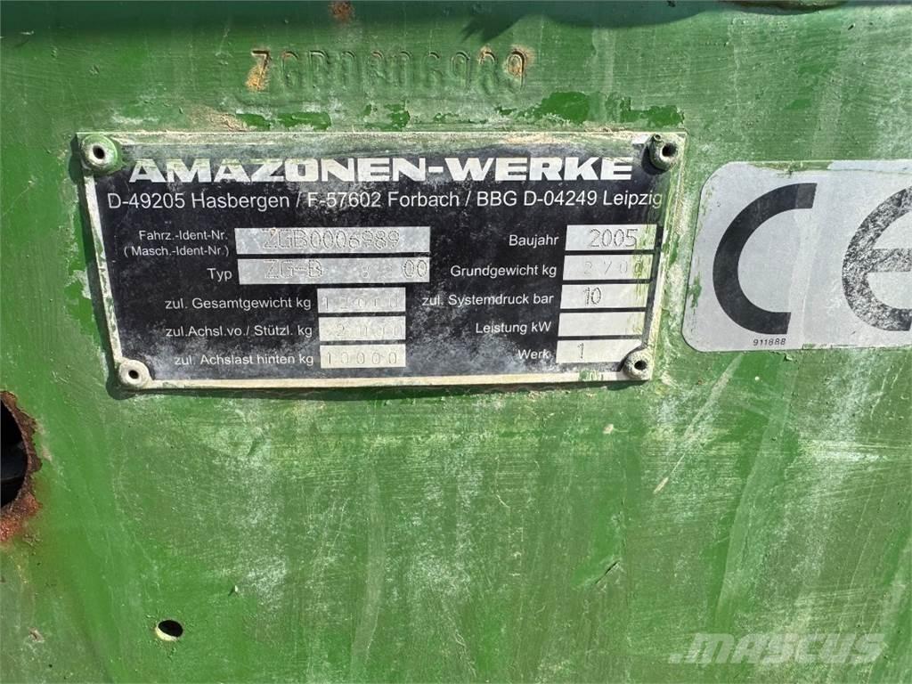 Amazone ZG-B 8200 Разбрасыватели минеральных удобрений