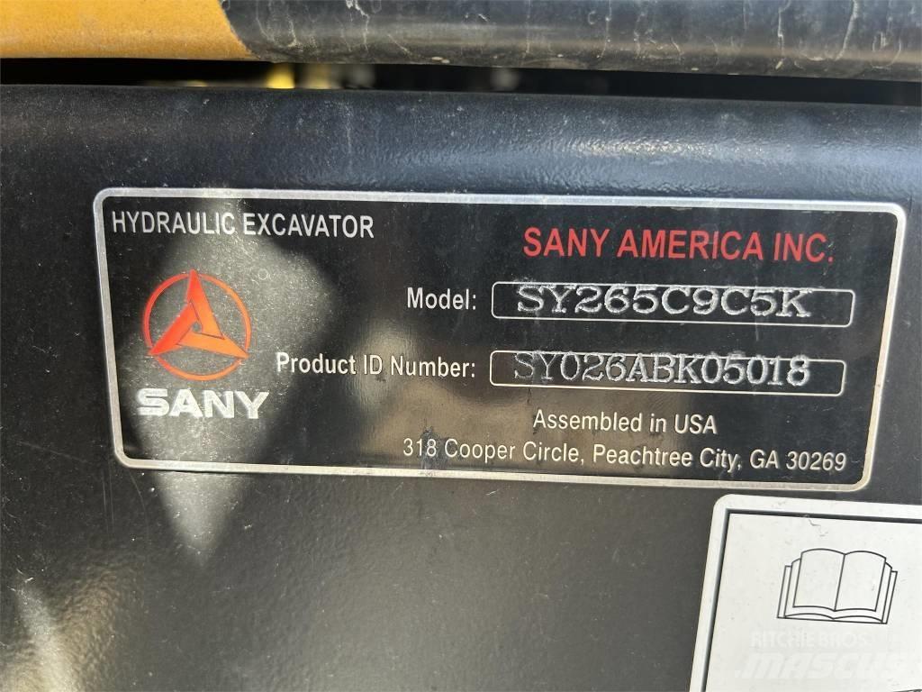 Sany SY265C Гусеничные экскаваторы