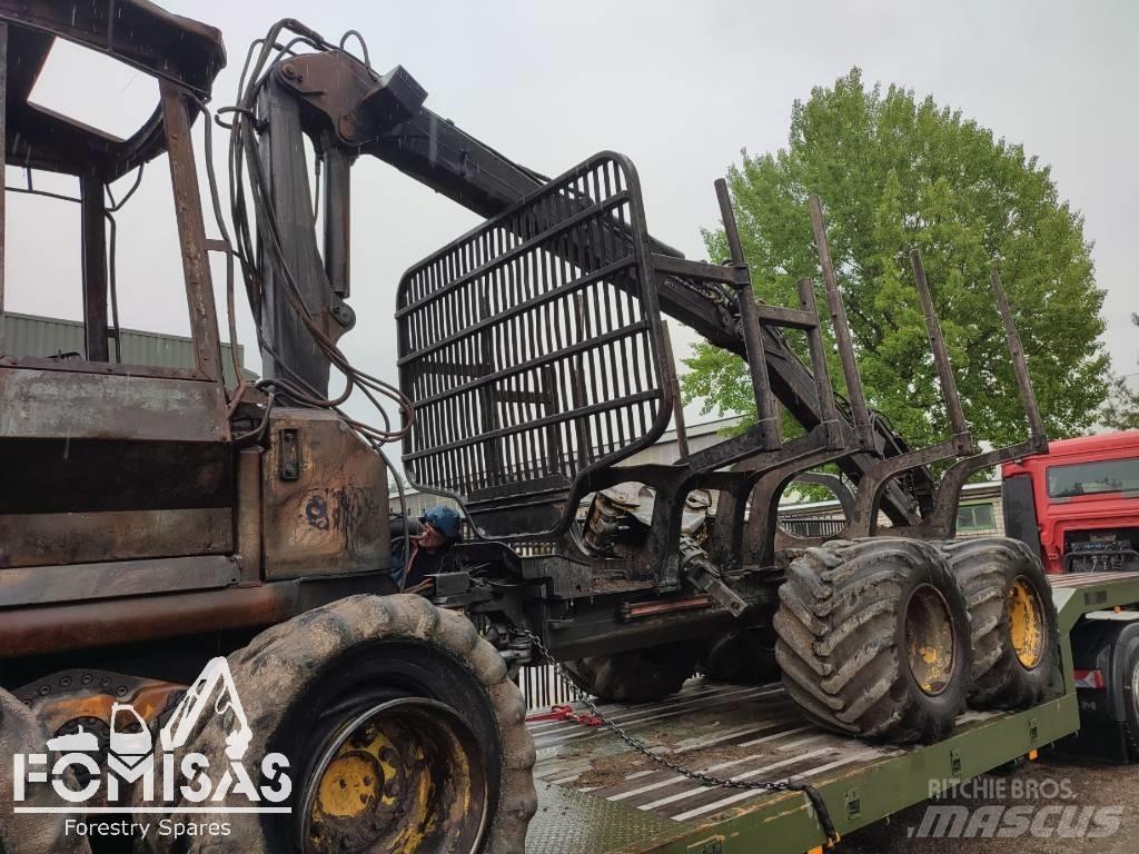 Timberjack 810B Ходовая часть и подвеска