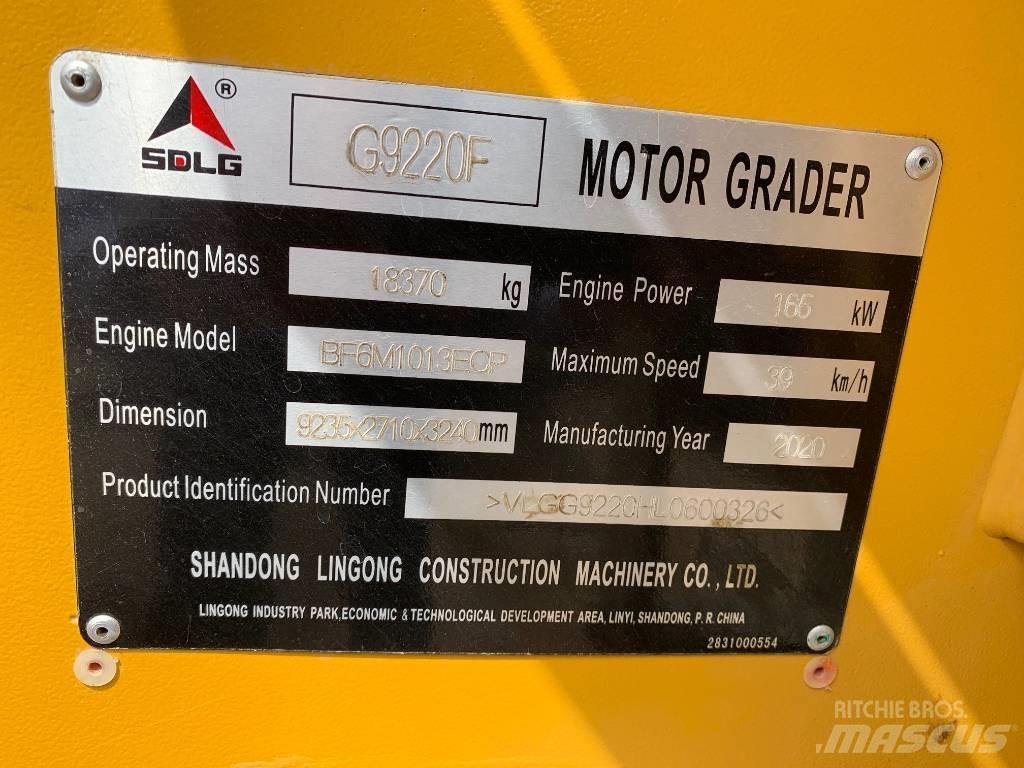 SDLG G 9220 Грейдеры