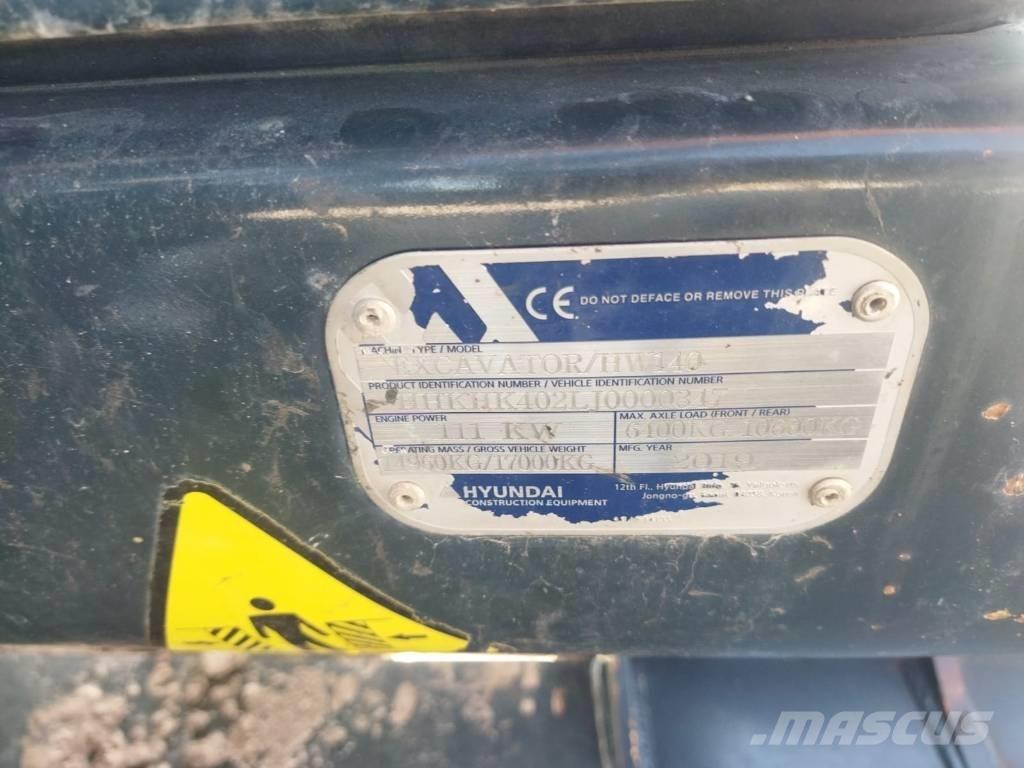 Hyundai HW 140 A Колёсные экскаваторы