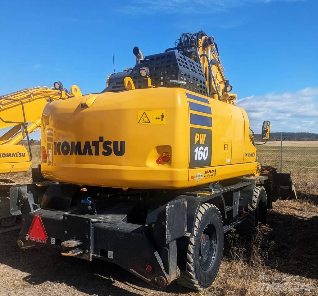 Komatsu PW160-11 Колёсные экскаваторы