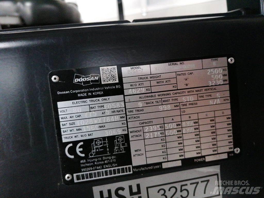 Doosan B25X-7 Электропогрузчики