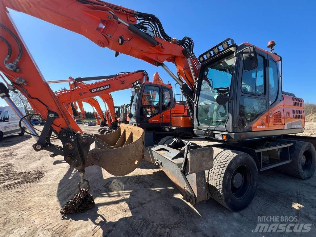 Doosan DX140W-5 Колёсные экскаваторы