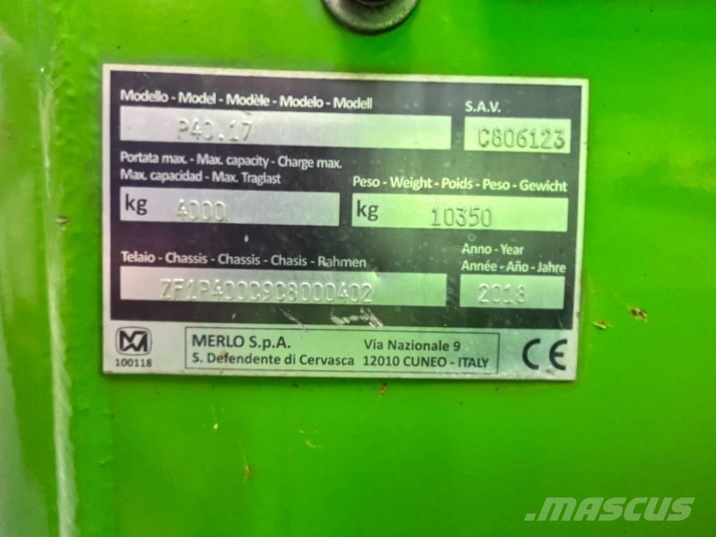 Merlo P 40.17 Телескопические погрузчики