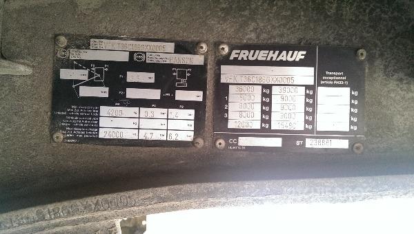 Fruehauf T36 Тентованные полуприцепы