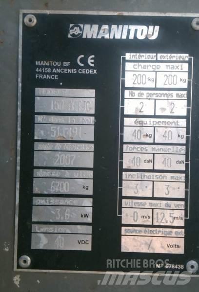 Manitou 150 AETJC Коленчатые подъемники
