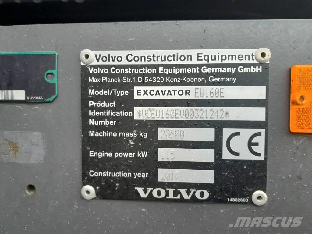 Volvo EW 160 E Колёсные экскаваторы