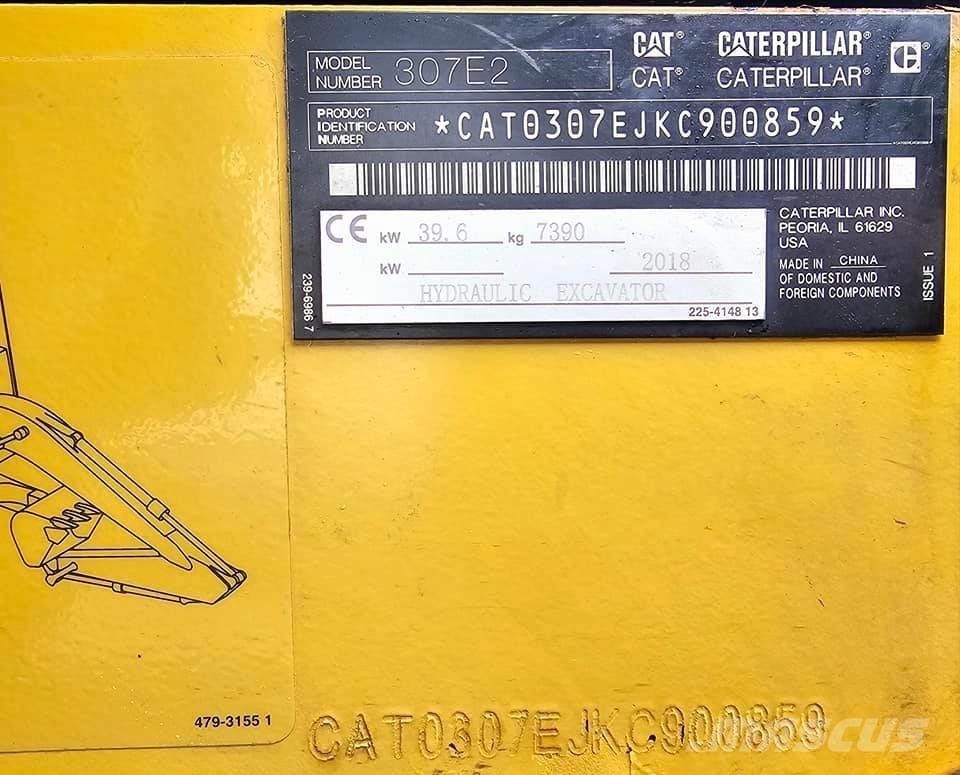 CAT 307 E2 Гусеничные экскаваторы
