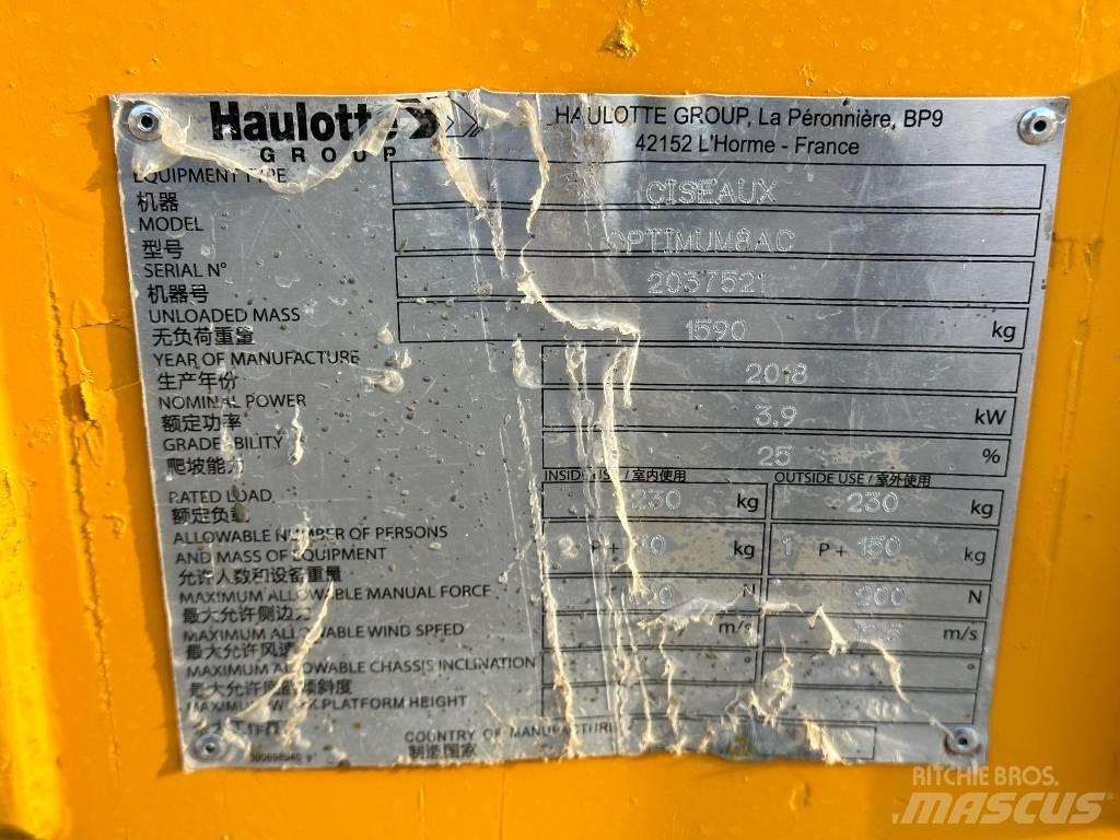 Haulotte OPTIMUM 8 Ножничные подъемники