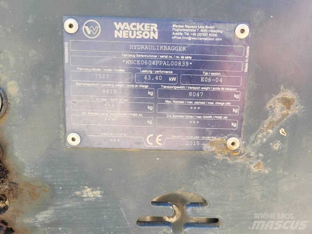 Neuson 75 Z 3 Малые экскаваторы 7т-12т