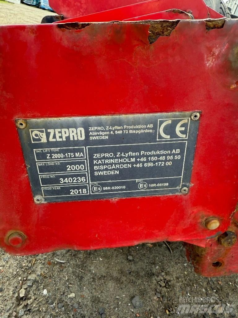 Zepro Bakgavellyft Платформы