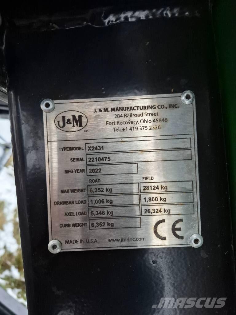 J&M X2431 Прицепы перегрузчики зерна