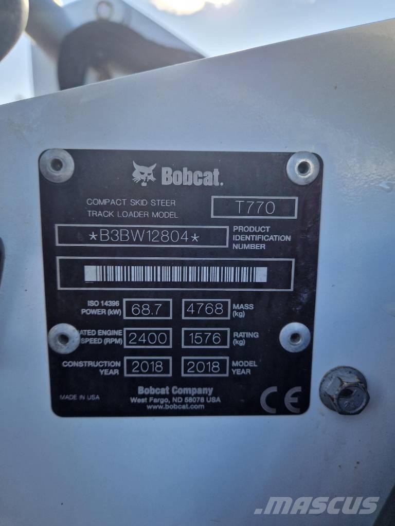 Bobcat T 770 Гусеничные фронтальные погрузчики