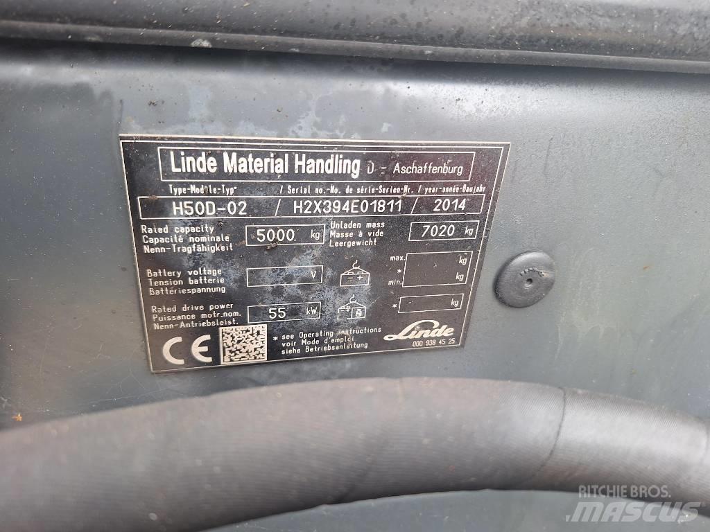 Linde H 50 D Дизельные погрузчики
