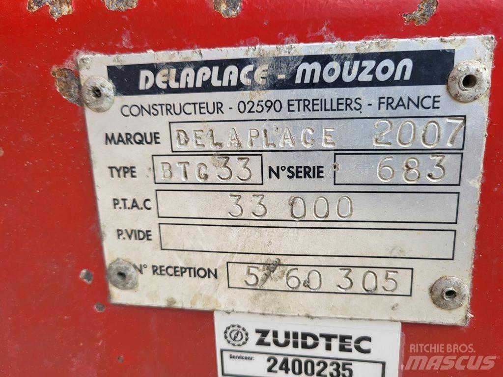 Delaplace 33 ton Тракторные самосвальные прицепы