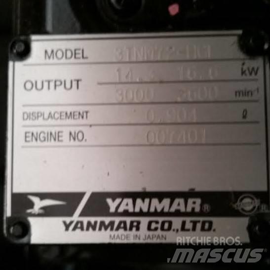 Yanmar 3TNM72 Компоненты строительной техники