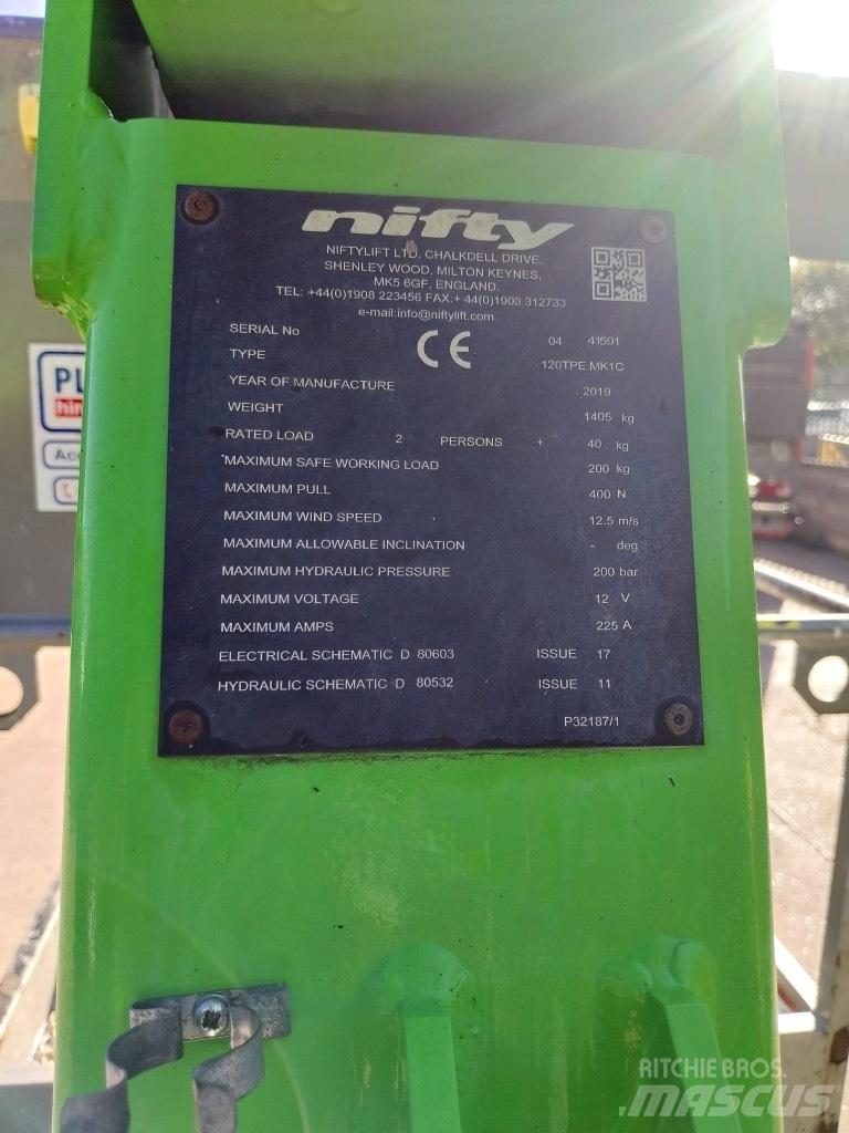 Niftylift 120TPE Прицепные подъёмники