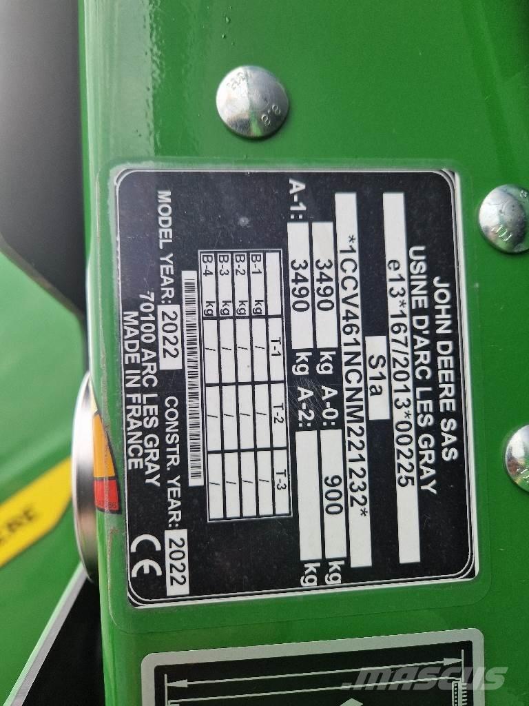 John Deere V461M Рулонные пресс-подборщики