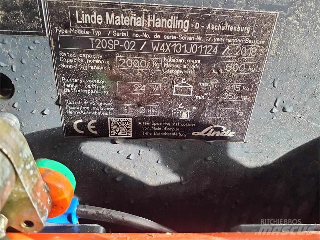 Linde T20SP kurz Ручные электрические тележки
