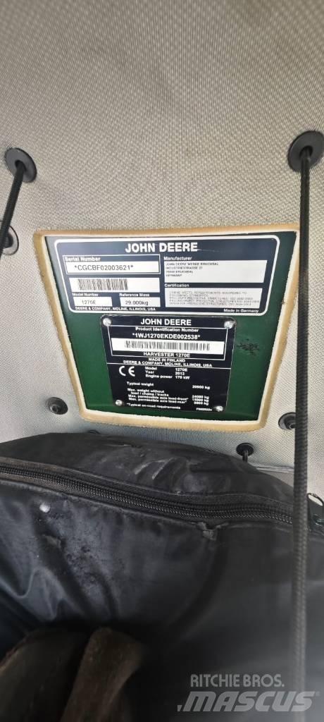 John Deere 1270 E Харвестеры