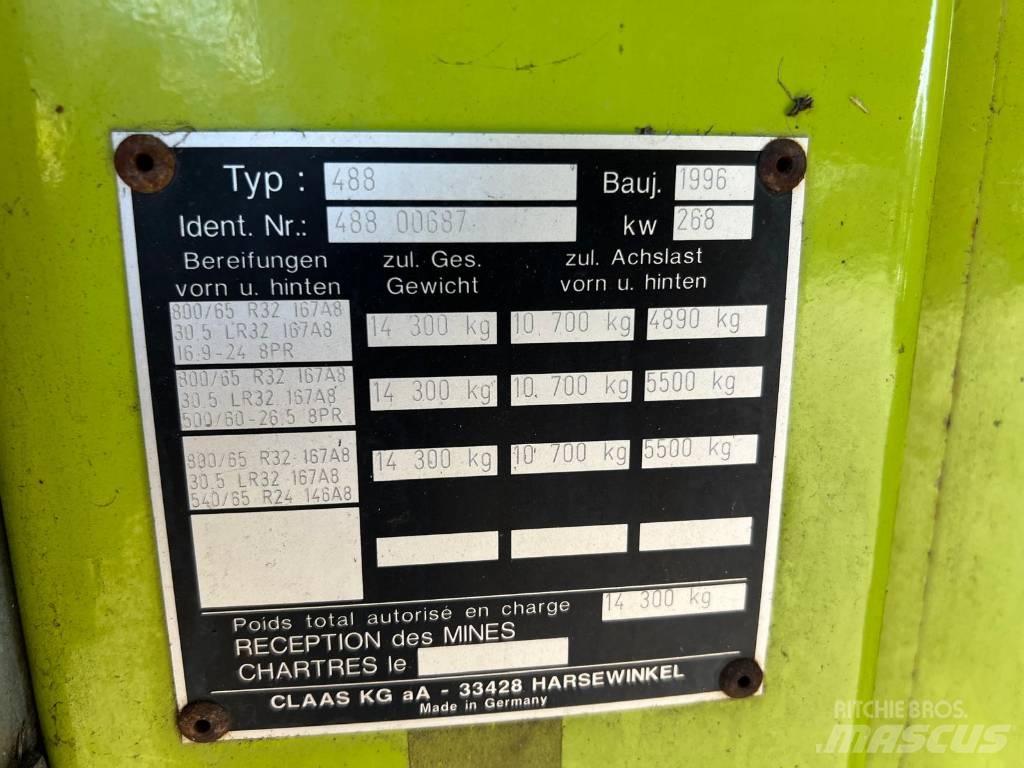 CLAAS Jaguar 840 Самоходные кормоуборочные комбайны