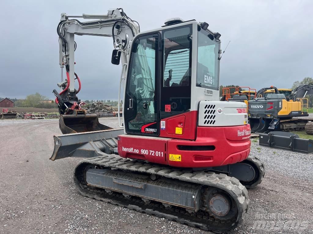 Takeuchi TB 280 FR Малые экскаваторы 7т-12т