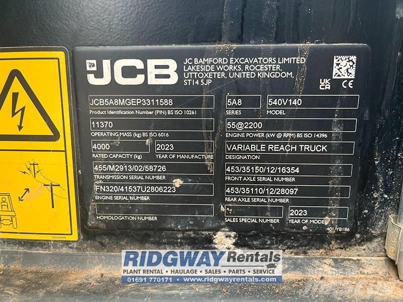 JCB 540-140 Телескопические погрузчики