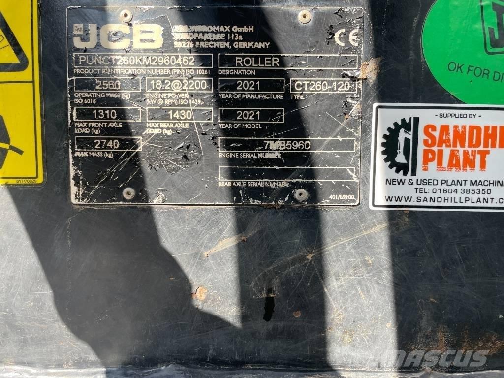 JCB CT 260-120 Катки тротуарные