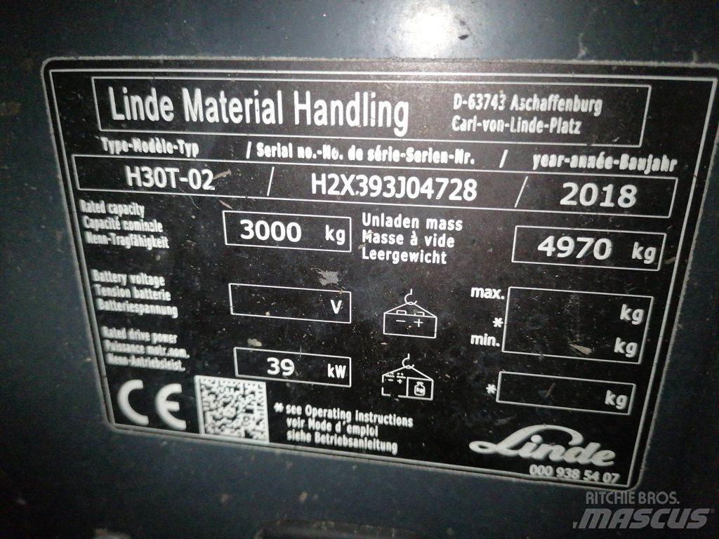 Linde H30T-02 Газовые погрузчики