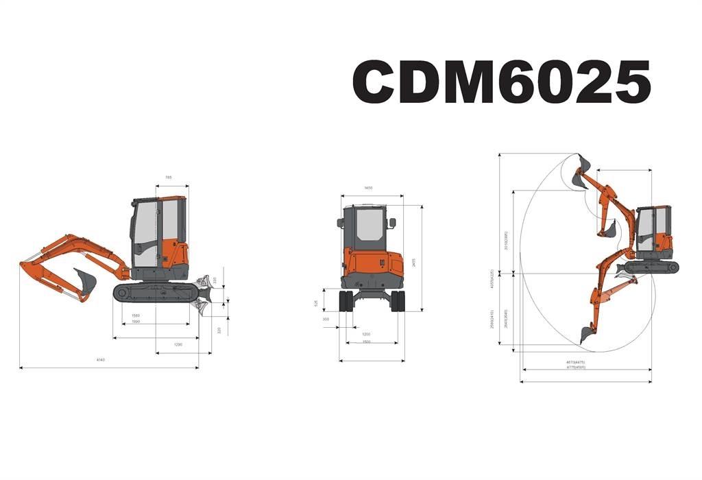 Lonking CDM6025 Мини-экскаваторы