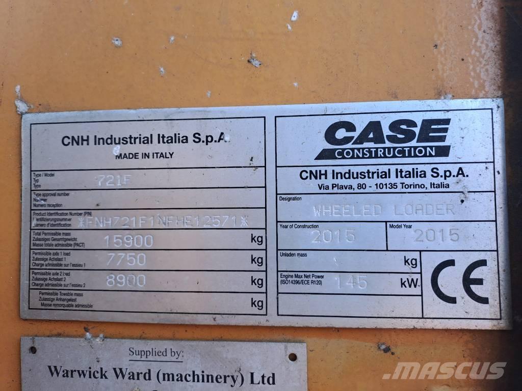 CASE 721 F XR Фронтальные погрузчики