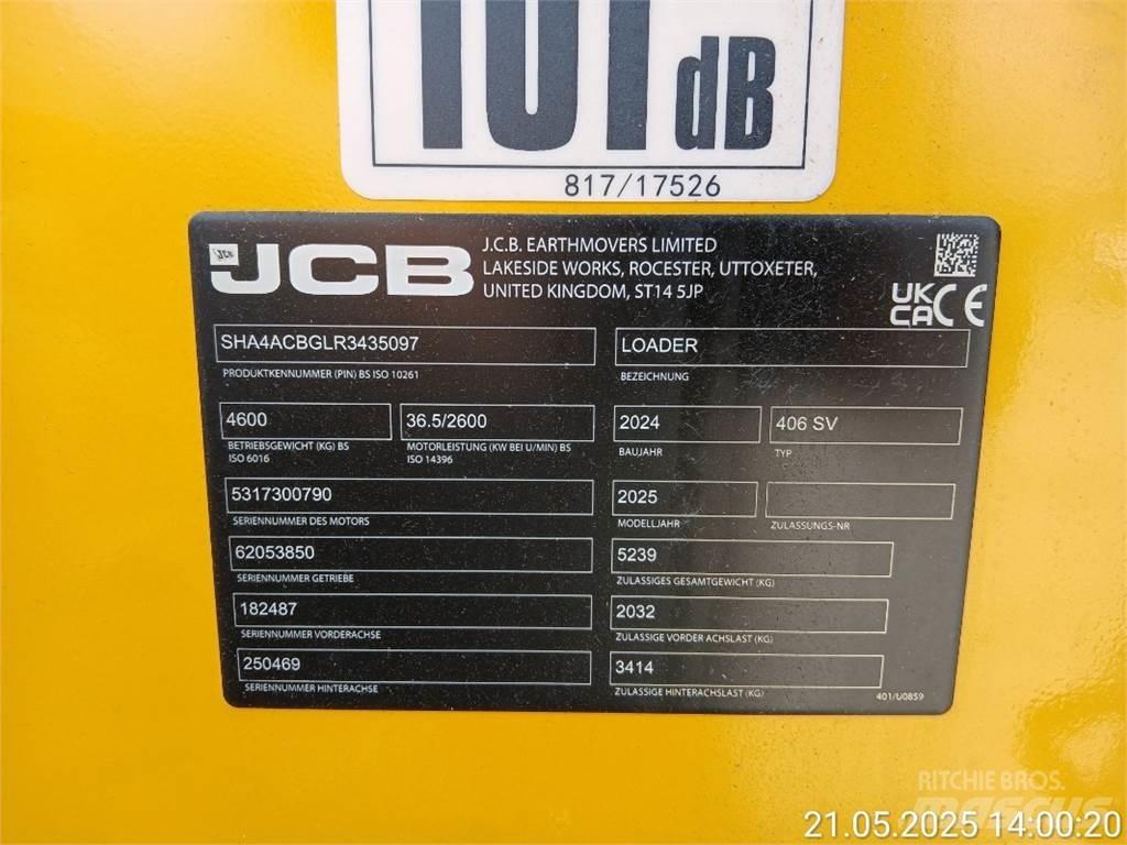 JCB 406 Фронтальные погрузчики