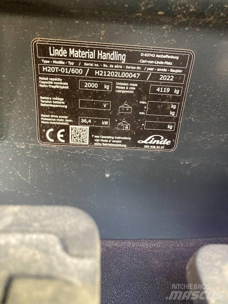 Linde H20T600/1202 Газовые погрузчики