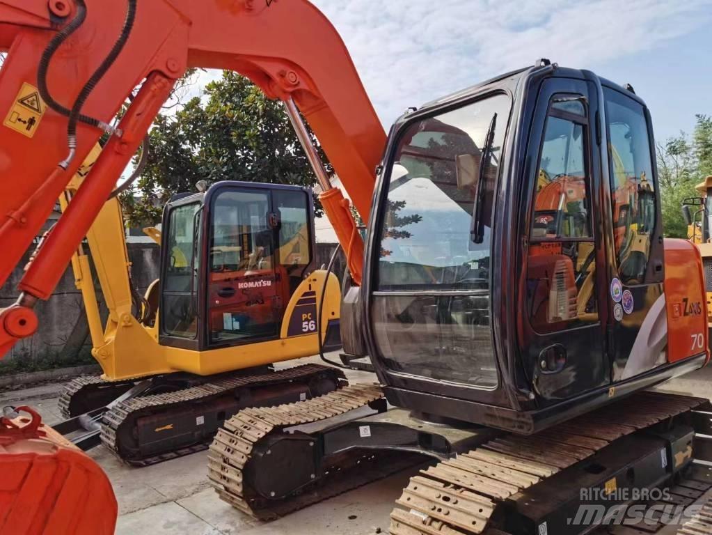 Hitachi ZX70 Малые экскаваторы 7т-12т