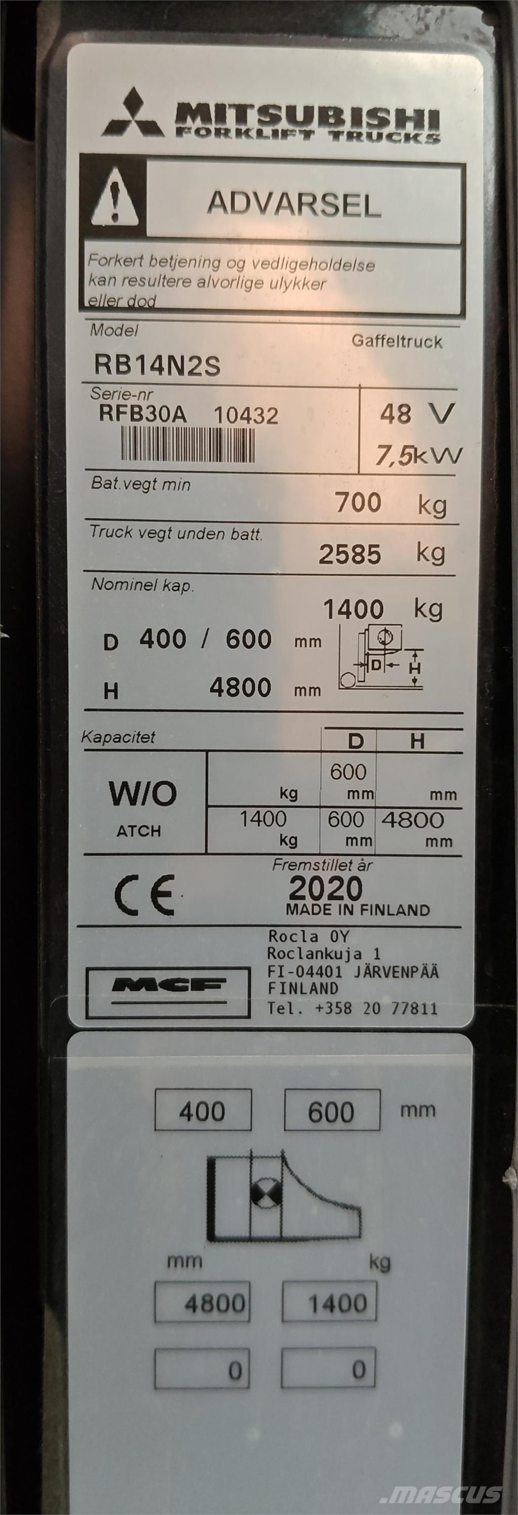 Mitsubishi RB14N2S Ричтраки