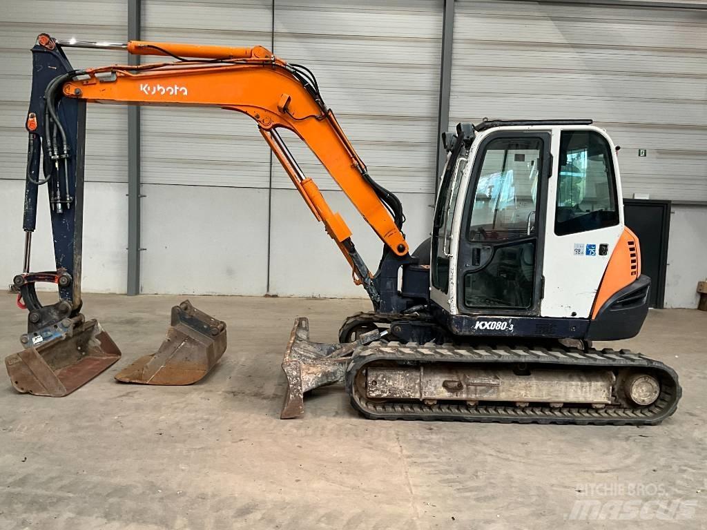 Kubota KX 080-3 Малые экскаваторы 7т-12т