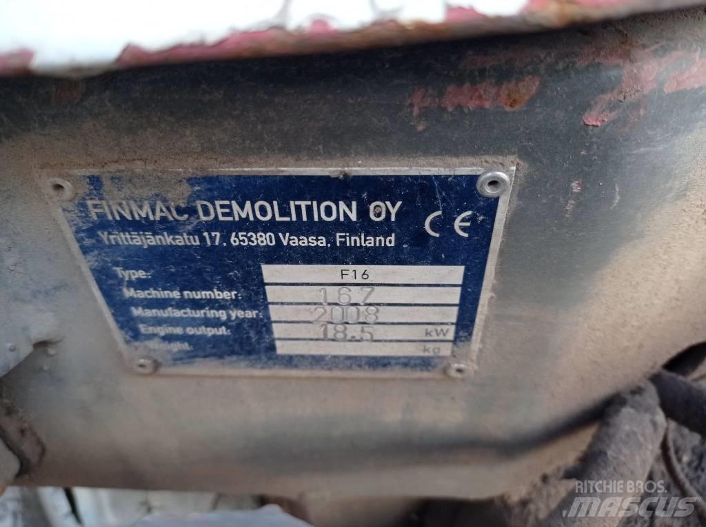 Finmac F16 Экскаваторы для разрушения