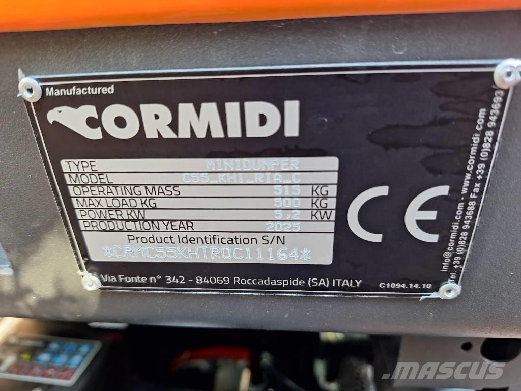 Cormidi C60 and C55 Гусеничные самосвалы