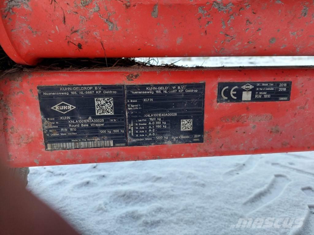 Kuhn RW 1810 3D Упаковщики рулонов