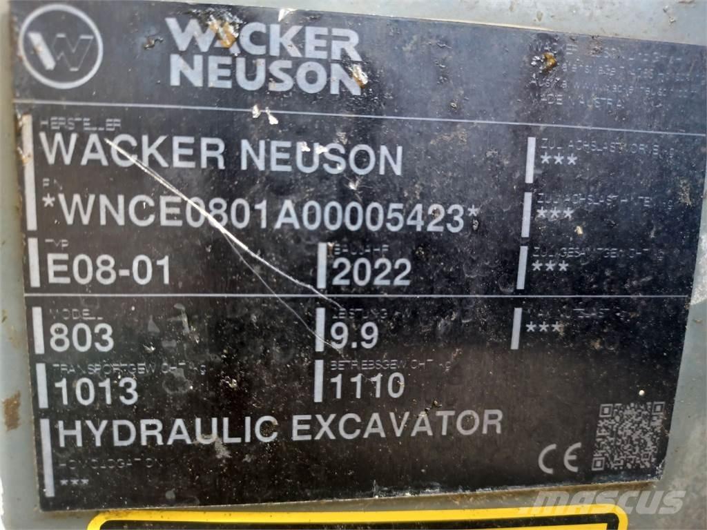 Wacker Neuson 803 Гусеничные экскаваторы