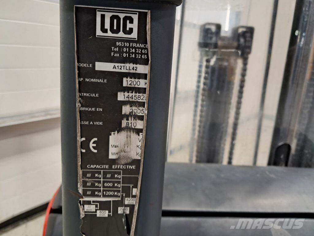 LOC A12TLL42 Ручные штабелёры с электроподъёмом
