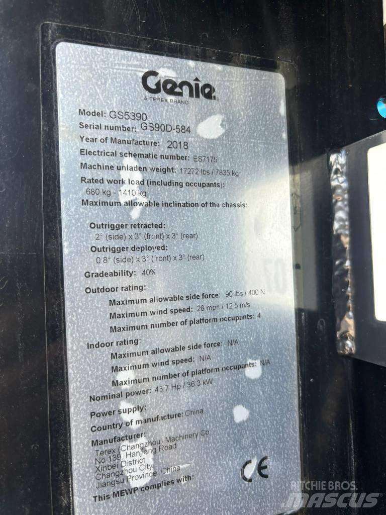 Genie GS 5390 RT Ножничные подъемники