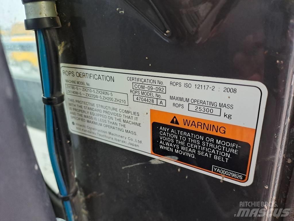 Hitachi ZX210LC-5B Гусеничные экскаваторы