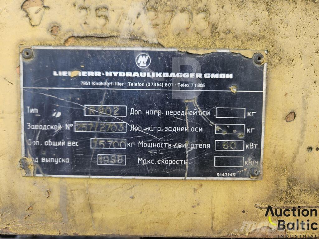 Liebherr R 902 Гусеничные экскаваторы