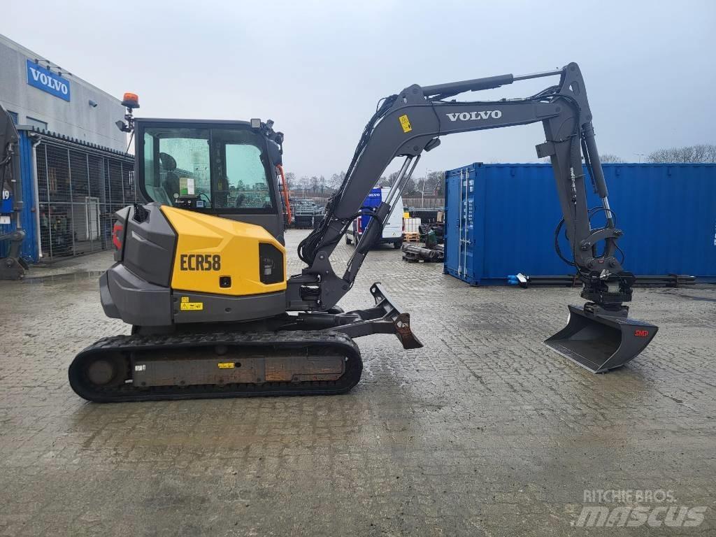 Volvo ECR58F Малые экскаваторы 7т-12т